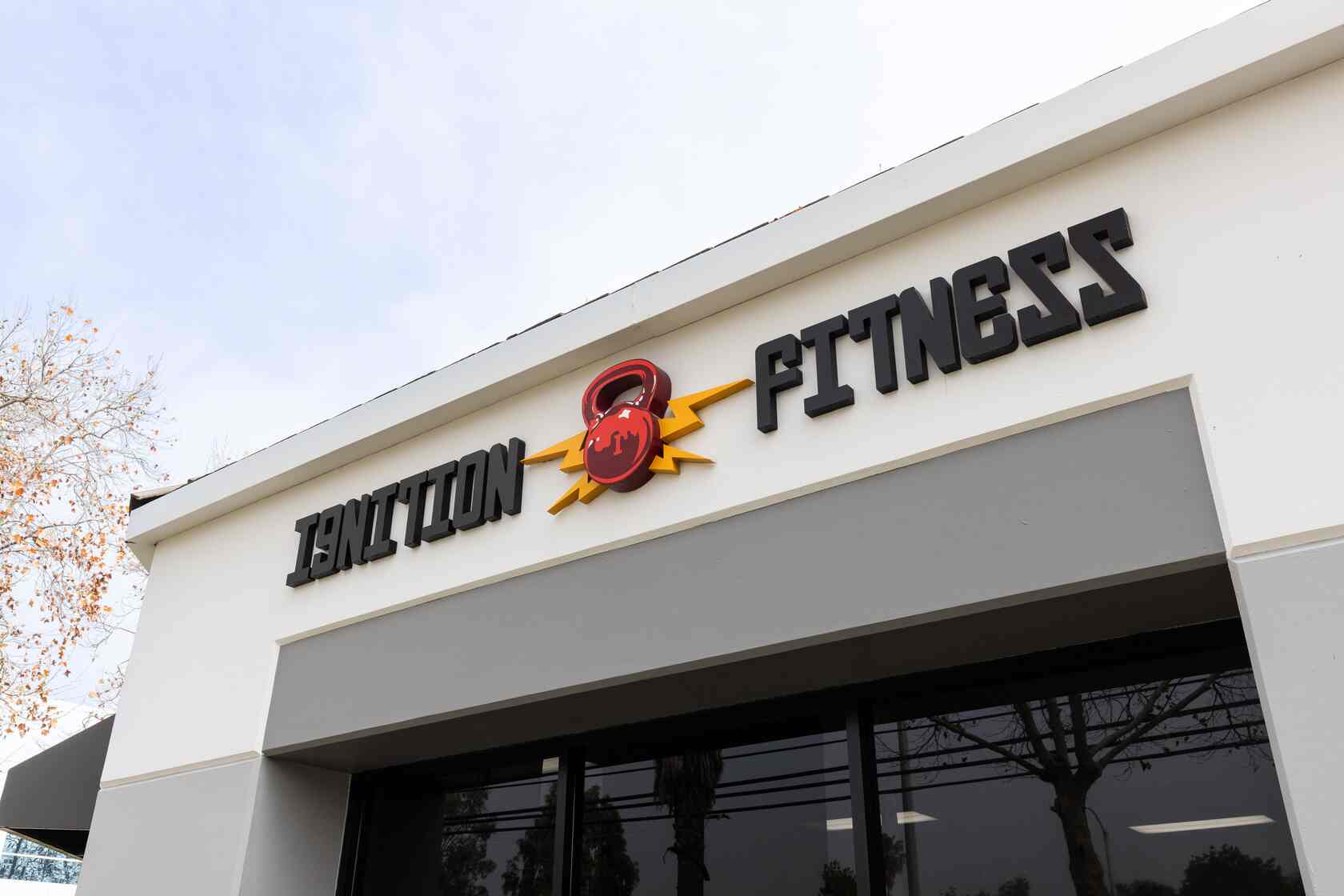 Ignition Fitness storefront signage